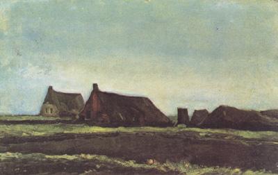 Vincent Van Gogh Farmhouses (nn04) oil painting picture